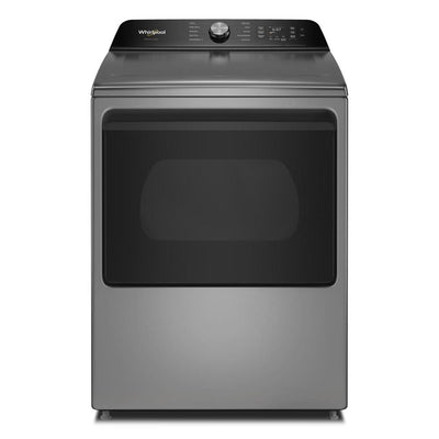 Whirlpool 7.5 Cu. Ft. Smart Electric Top Load Dryer with AI Dry – Radiant Silver - YWED8509TR | Sécheuse électrique intelligente Whirlpool à chargement par le haut de 7,5 pi3 avec séchage avec IA - argenté radieux - YWED8509TR