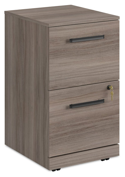 Affirm 15.55" Commercial Grade 2-Drawer Filing Cabinet - Hudson Elm|Classeur Affirm de 15,55 po de qualité commerciale à 2 tiroirs - orme Hudson