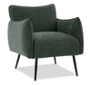 Fauteuil d’appoint Arlo de 29,5 po en tissu d’apparence lin - vert