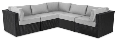 Barbados 5-Piece Patio Set – Grey | Ensemble Barbados 5 pièces pour la terrasse - gris