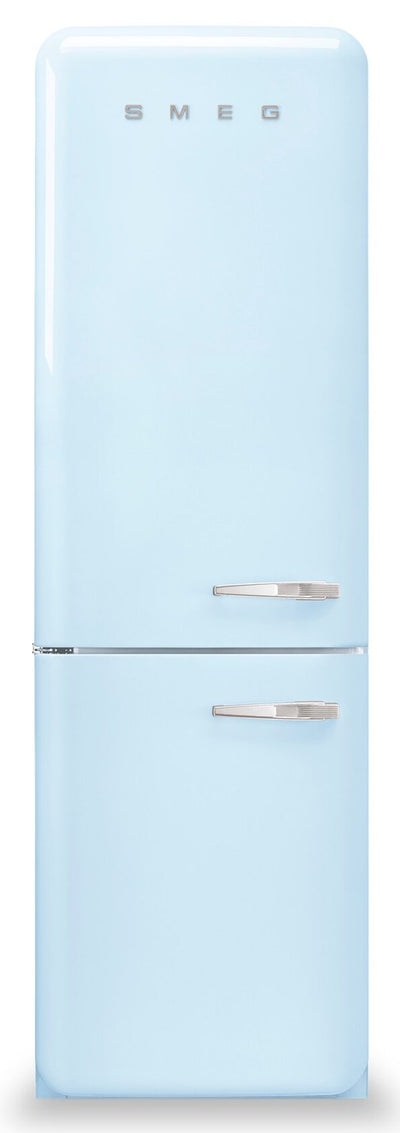 Smeg 11.7 Cu. Ft. Retro Bottom-Freezer Refrigerator - FAB32ULPB3|Réfrigérateur Smeg rétro de 11,7 pi3 à congélateur inférieur - FAB32ULPB3