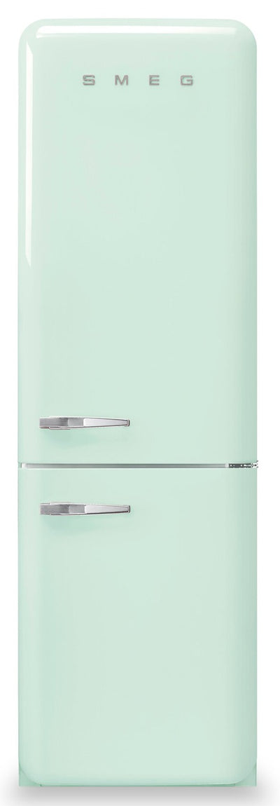 Smeg 11.7 Cu. Ft. Retro Bottom-Freezer Refrigerator - FAB32URPG3|Réfrigérateur Smeg rétro de 11,7 pi3 à congélateur inférieur - FAB32URPG3