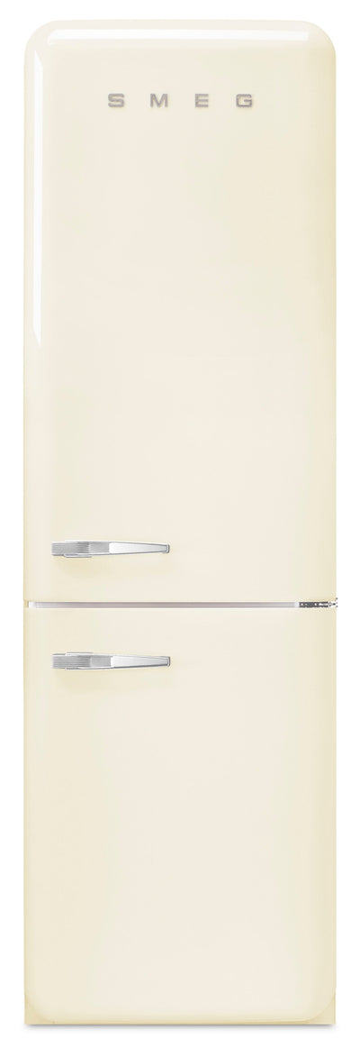 Smeg 11.7 Cu. Ft. Retro Bottom-Freezer Refrigerator - FAB32URCR3|Réfrigérateur Smeg rétro de 11,7 pi3 à congélateur inférieur - FAB32URCR3