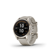 Garmin Fenix® 7s Pro Montre Gps Intelligente - Suivi De La Sante Avec Chargement Solaire, 42 Mm - Or Doux