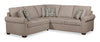 Sofa sectionnel de droite Haven de Scott Living 2 pièces en tissu de chenille - taupe