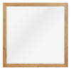 Miroir de commode de chambre à coucher Henri de Scott Living - brun