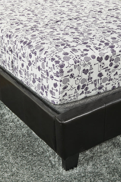 Ensemble de draps Joey 4 pièces en coton pour lit double