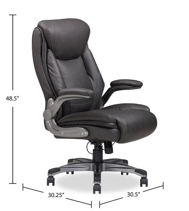 Fauteuil de jeu et de bureau réglable Jonas de Sealy de 30,5 po - gris