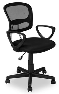 Chaise de bureau Kalvin de 21,5 po - noire