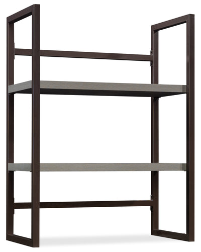 Manhattan Gate 31.5" Commercial Grade 2-Shelf Utility Hutch - Mystic Oak|Crédence tout usage Manhattan Gate de 31,5 po de qualité commerciale à 2 tablettes - chêne mystique