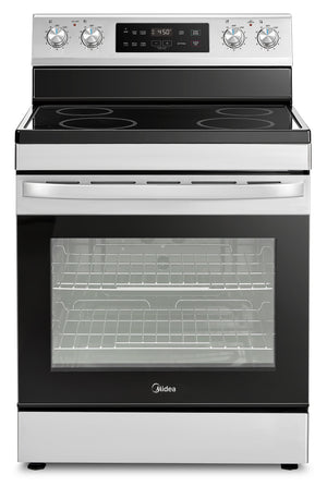 Cuisinière électrique Midea de 30 po et à capacité de 6,3 pi3 - MER30B14ASTC