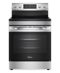 Cuisinière électrique Midea de 30 po et à capacité de 6,3 pi3 - MER30B14ASTC