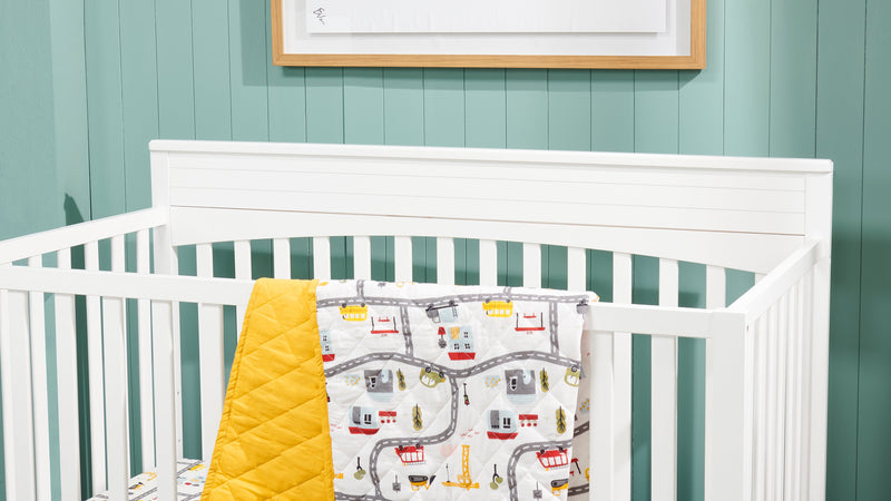 Literie Milo 3 pièces pour lit de bébé - jaune