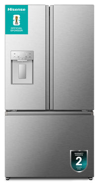 Réfrigérateur Hisense de 22,4 pi³ et de 36 po à portes françaises - acier inoxydable - RF225C3CSEI