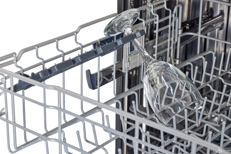 Lave-vaisselle Classic Rétro par Unique de 24 po et de 45 dBA avec commandes sur le dessus - blanc guimauve - UGP-24CR DW W