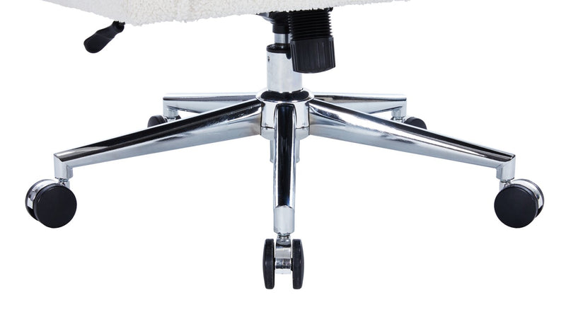 Chaise de bureau réglable Dove de Sealy de 26 po - ivoire