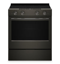 Cuisinière électrique KitchenAid de 5,3 pi³ et de 30 po - minerai noir - YKSES530SBE