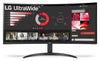 Moniteur de jeu IPS UltraGearMC Nano de LG de 31,5 po à 100 Hz et 5 ms (GàG) avec NVIDIA (34WR50QK-B)