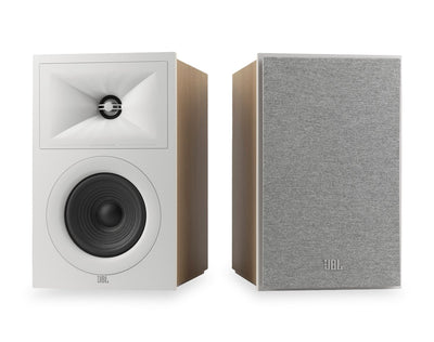 JBL Stage 250B 2-Way 5.25" Bookshelf Loudspeaker Pair - White (JBL250BWHT) | Paire de haut-parleurs d’étagère JBL Stage 250B de 5,25 po avec conception à 2 voies (JBL250BWHT) | 250BSWHT