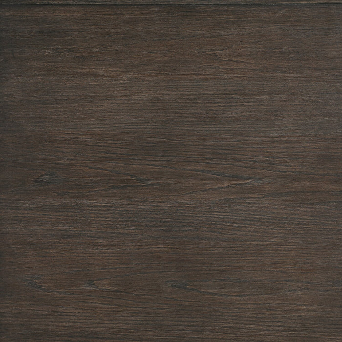 Table de bout Zelda de 24 po avec rangement et tablette - moka chaud