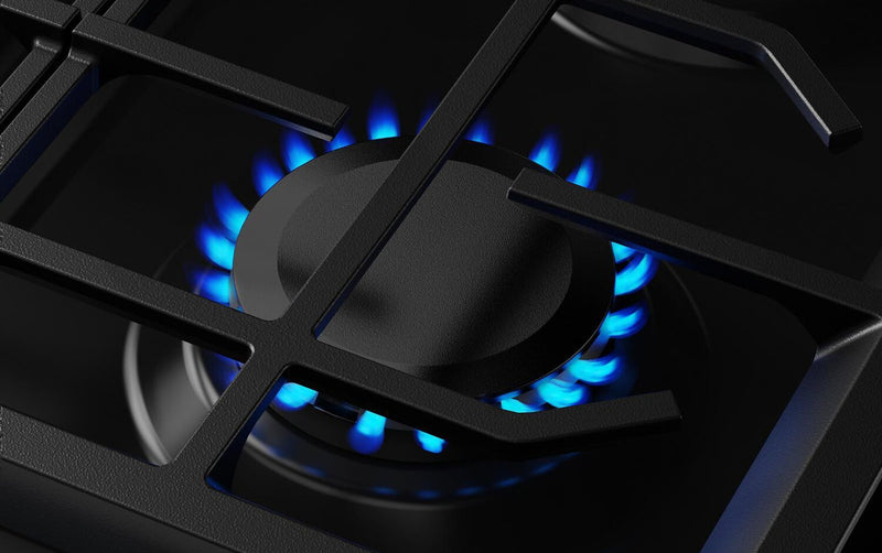 Cuisinière à gaz encastrée KitchenAid de 5,0 pi³ et de 30 po avec modes par convection - acier inoxydable résistant aux traces de doigts - KSGS530SPS