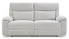 Sofa à inclinaison électrique Spencer de 80,9 po en tissu de chenille - gris