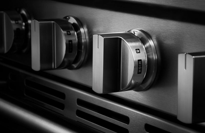 Cuisinière à gaz encastrée Maytag de 5 pi³ et de 30 po avec friture à air sans préchauffage - acier inoxydable résistant aux traces de doigts - MSGS7030SZ