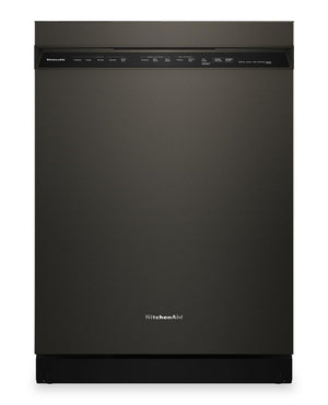 Lave-vaisselle KitchenAid de 24 po et de 44 dBA avec troisième panier 360° Max JetsMC - minerai noir - KDFS424SBE