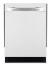 Lave-vaisselle Frigidaire de 24 po et de 49 dBA avec commandes sur le dessus et technologie DishSenseMC - blanche - FDHP4336AW