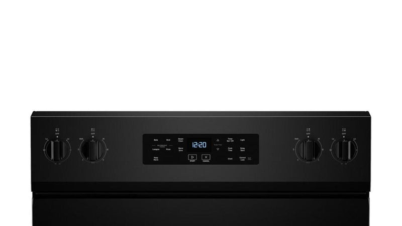 Cuisinière électrique Whirlpool de 5,3 pi3 et de 30 po avec 5 éléments - noire - YWFES3330RB