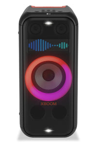 Haut-parleur de fête sans fil portatif XBOOM de LG coté IPX4 pour la résistance aux éclaboussures avec Bluetooth (XL7S.DCANLLK)