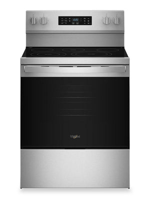 Cuisinière électrique Whirlpool de 5,3 pi3 avec cuisson à air – acier inoxydable résistant aux traces de doigts - YWFES5730SZ