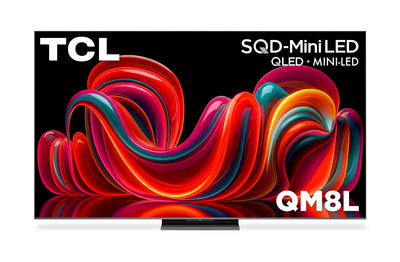 TCL 85" QM8L SQD Mini-LED 4K UHD HDR Smart TV with Google TV (85QM8L) - 2026 Model | Téléviseur intelligent SQD Mini DEL TCL QM8L 4K UHD HDR de 85 po avec Google TV (85QM8L) - modèle 2026