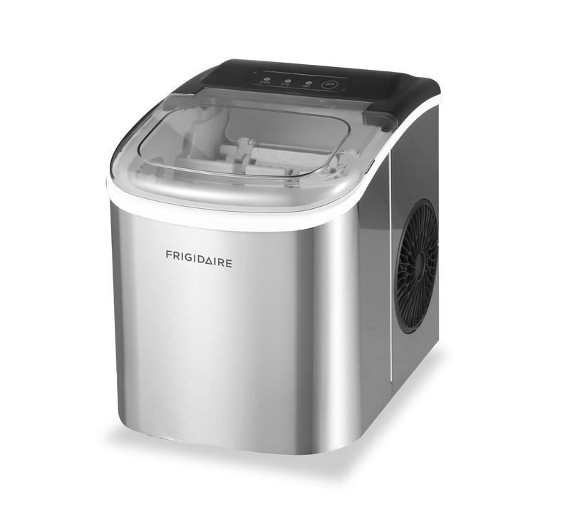 Frigidaire - Machine à Glaçons Auto-Nettoyante, Capacité de Production de 11.8kg, Acier Inoxydable
