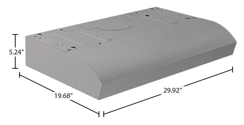 Hotte de cuisinière sous l’armoire Broan de série MTR1 de 30 po - MTR1303SS