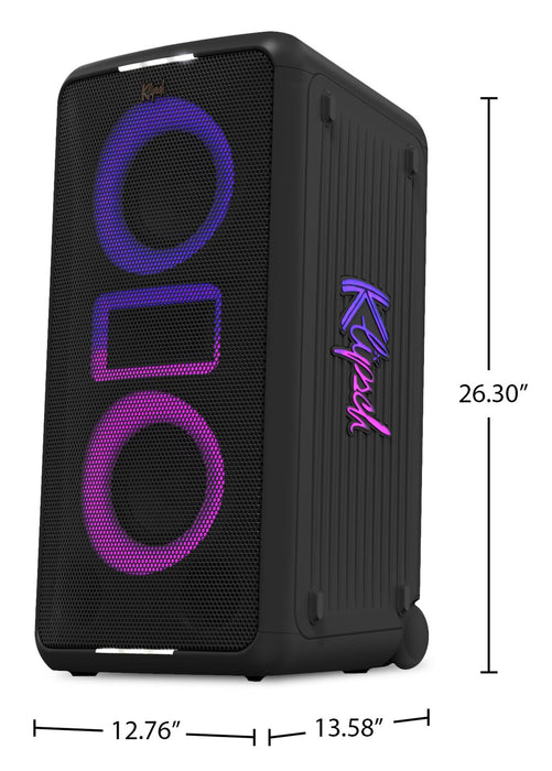 Haut-parleur de fête portatif illuminé Klipsch Miami Music City (Miami)