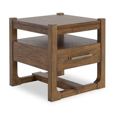Gideon 24” Solid Wood Country-Style End Table - Brown | Table de bout Gideon de 24 po de style champêtre en bois massif - brun