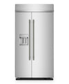 Réfrigérateur encastré KitchenAid de 25,1 pi3 et de 42 po à compartiments juxtaposés - acier inoxydable - KBSD742SPS