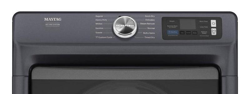 Sécheuse à gaz intelligente Pet Pro de 7,4 pi3 de Maytag - acier minuit - MGD7020RF