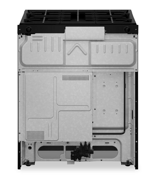 Cuisinière intelligente à gaz encastrée KitchenAid de 5,0 pi3 et de 30 po avec modes par convection - acier inoxydable résistant aux traces de doigts - KSGS330SPS