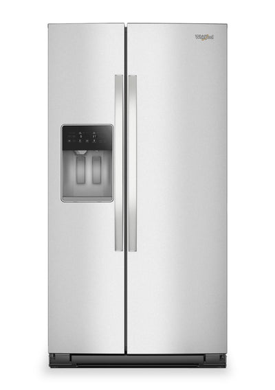 Whirlpool 36" 28.7 Cu. Ft. Side-by-Side Refrigerator - Fingerprint-Resistant Stainless - WRSF5536RZ | Réfrigérateur Whirlpool de 28,7 pi³ et de 36 po à compartiments juxtaposés - acier inoxydable résistant aux traces de doigts - WRSF5536RZ