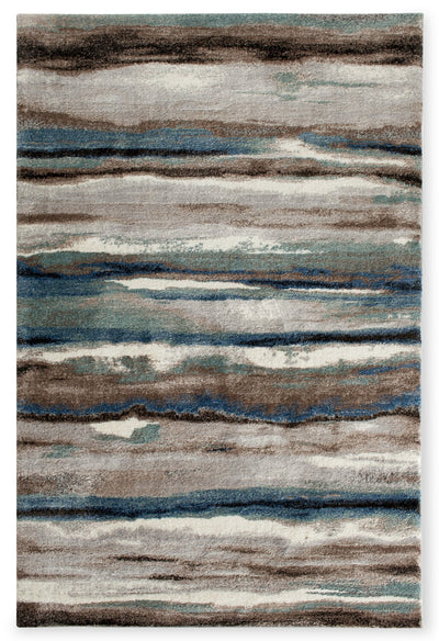 Lorin 5' x 7' Machine Woven Area Rug – Multicolour | Carpette Lorin tissée à la machine de 5 pi x 7 pi - multicolore