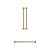 Ensemble de poignées et de boutons Thor Kitchen bronze brossé pour réfrigérateur de 30 po - CKA-RF3017-BRZ