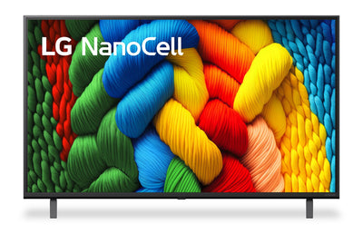 LG 43" NANO80 LED 4K UHD Smart webOS TV (43NANO80AUA.ACC) - 2025 Model | Téléviseur intelligent DEL LG NANO80 UHD 4K de 43 po avec webOS (43NANO80AUA.ACC) - modèle 2025