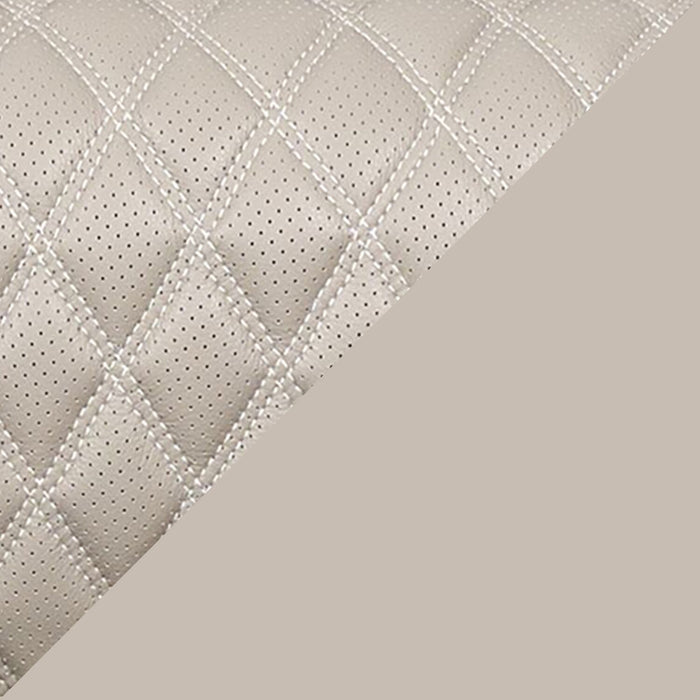 Fauteuil de massage à inclinaison électrique Elite de 38 po en cuir véritable avec son immersif et appuie-tête électrique - mastic