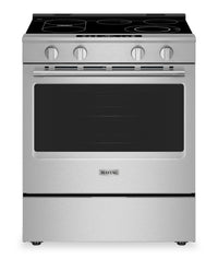 Cuisinière électrique encastrée Maytag de 5,3 pi3 et de 30 po avec friture à air sans préchauffage - acier inoxydable - YMSES7030SZ