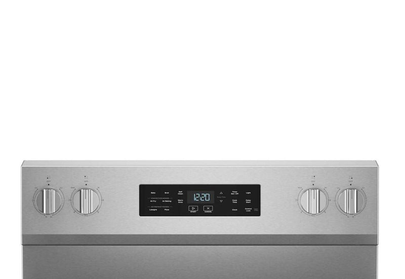 Cuisinière électrique Whirlpool de 5,3 pi3 avec cuisson à air – acier inoxydable résistant aux traces de doigts - YWFES5730SZ