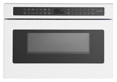 Café 1.2 Cu. Ft. Built-In Microwave Drawer - White - CWLC12P4RW5 | Tiroir-four à micro-ondes encastré Café de 1,2 pi³ - blanc - CWLC12P4RW5