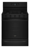 Cuisinière à gaz Whirlpool de 5,0 pi3 avec cuisson à air – noire - WFGS5730SB