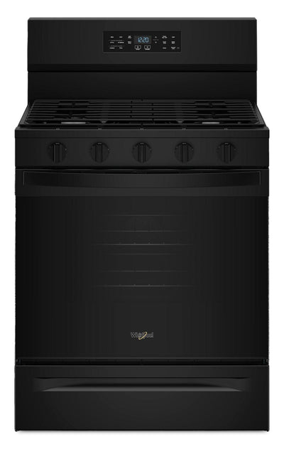 Whirlpool 5.0 Cu. Ft. Gas Range with Air Cooking – Black - WFGS5730SB | Cuisinière à gaz Whirlpool de 5,0 pi3 avec cuisson à air – noire - WFGS5730SB